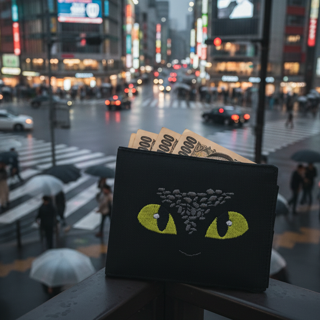 Billetera Bordada Cómo Entrenar a Tu Dragón - Diseño Chimuelo & Hooligans Peludos 9