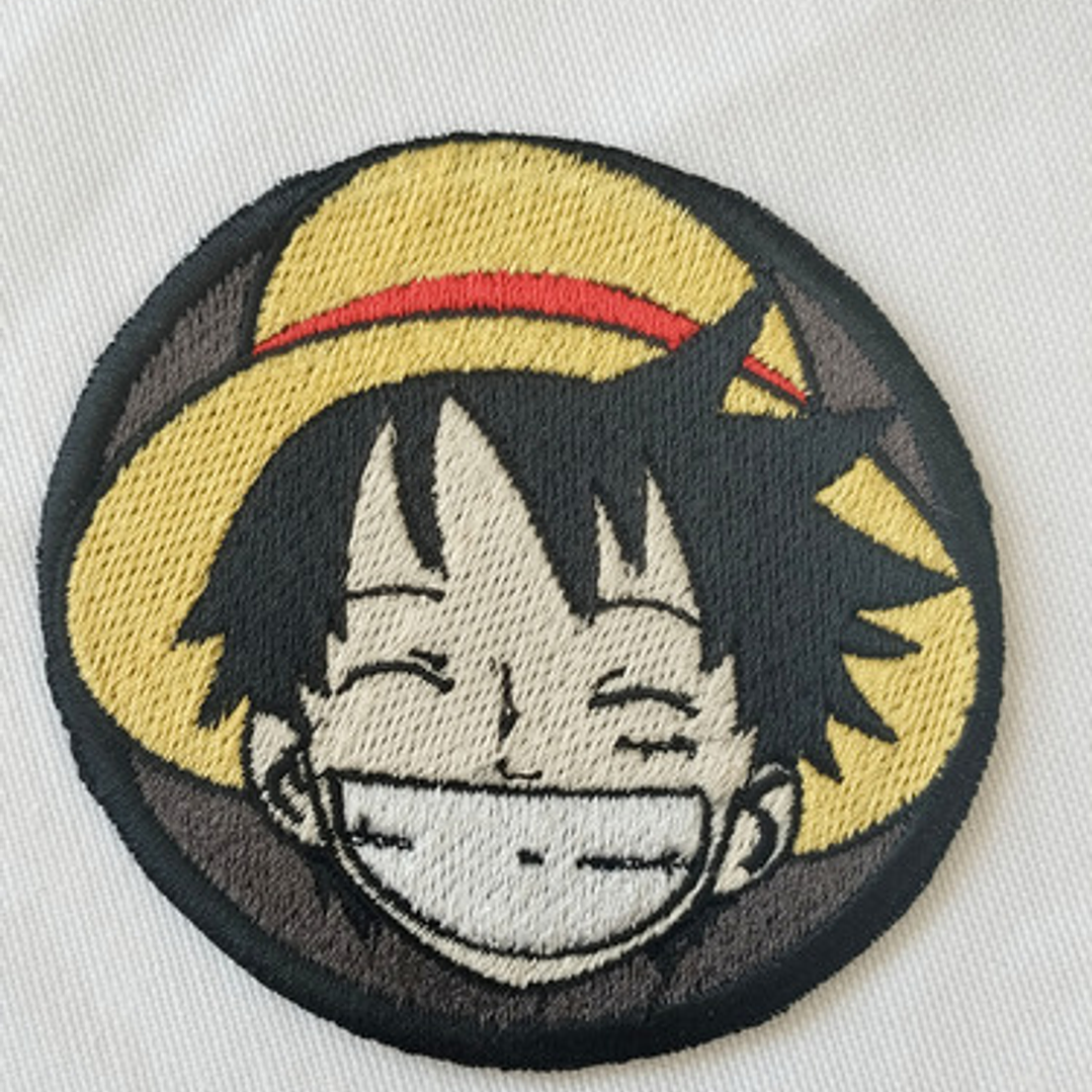 Parche Bordado Luffy One Piece | Termoadhesivo Ropa Anime 2