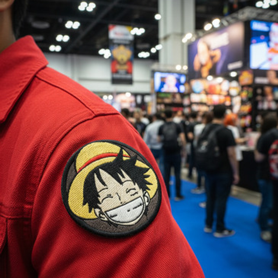 Parche Bordado Luffy One Piece | Termoadhesivo Ropa Anime 3