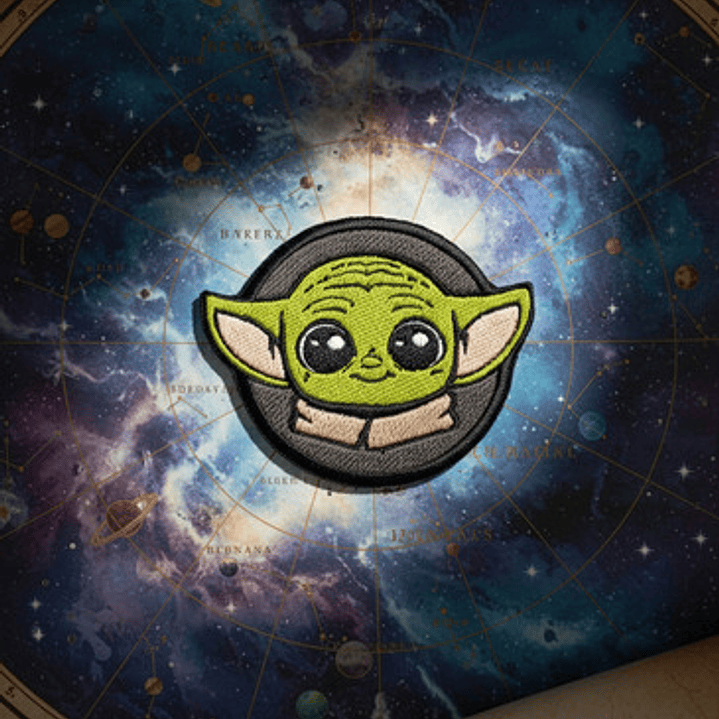 Parche Bordado  Grogu | Termoadhesivo 1