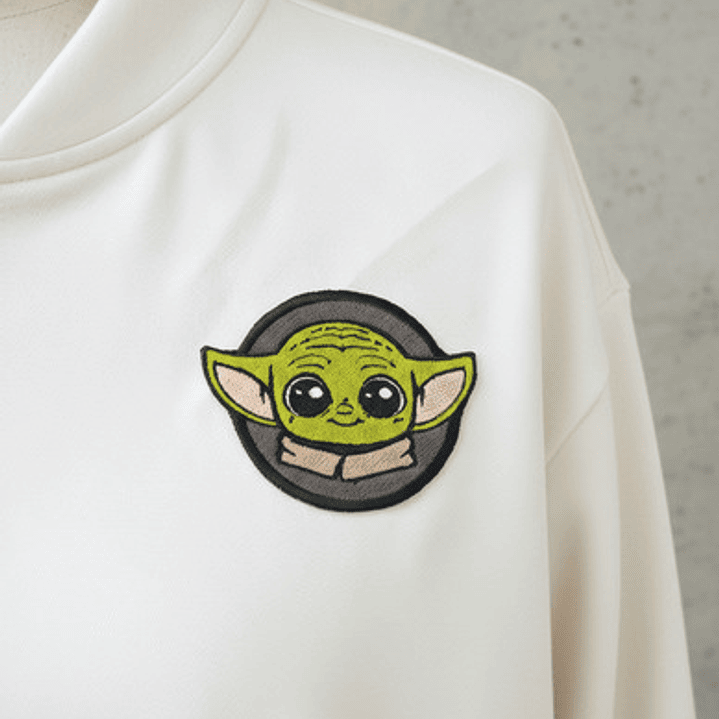 Parche Bordado  Grogu | Termoadhesivo 5