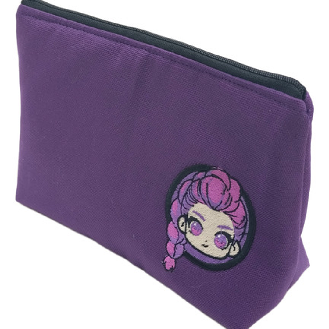 Estuche Cosmetiquero Bordado: K-pop Huntrix Rumi 4