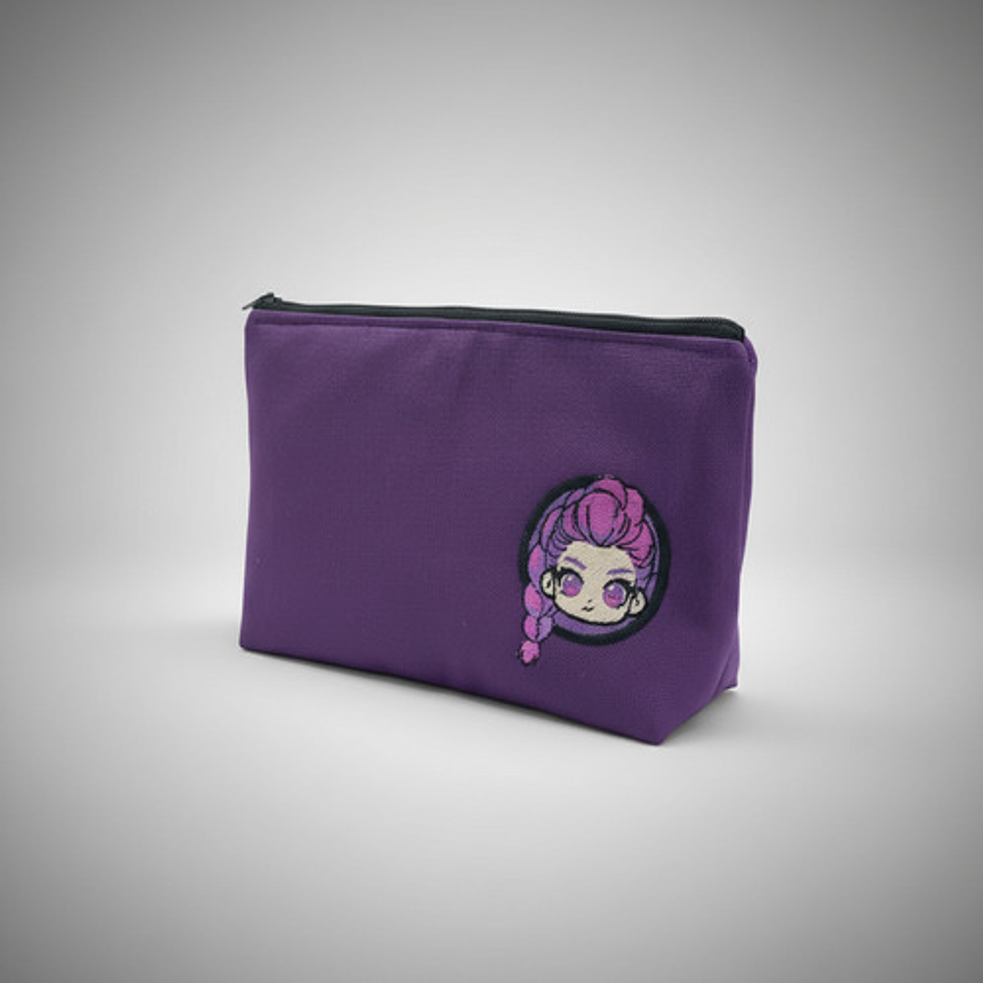 Estuche Cosmetiquero Bordado: K-pop Huntrix Rumi 3