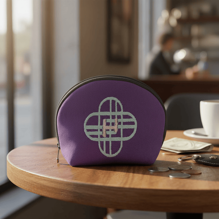 Monedero Bordado K-pop Cazadoras Logo Huntrix 6