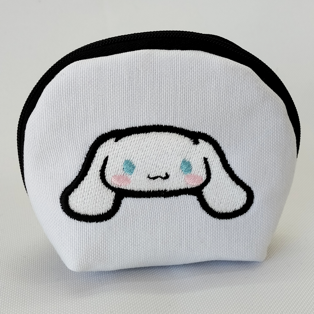 Monedero Bordado Perrito Kawaii Cinnamo Orejas Largas 2