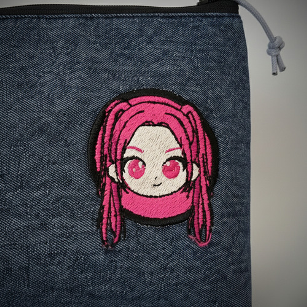 Estuche Cosmetiquero Bordado | K-pop Huntrix Mira 3