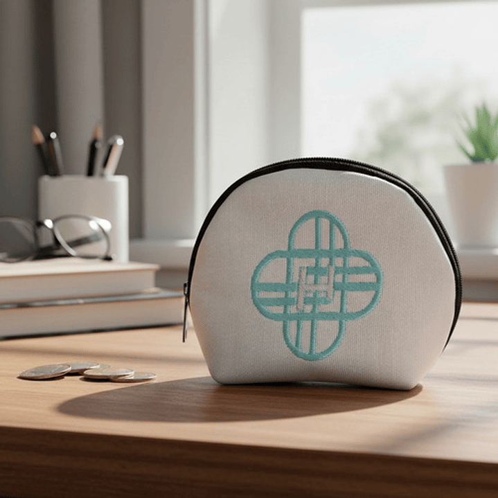 Monedero Bordado K-pop Cazadoras Logo Huntrix 1