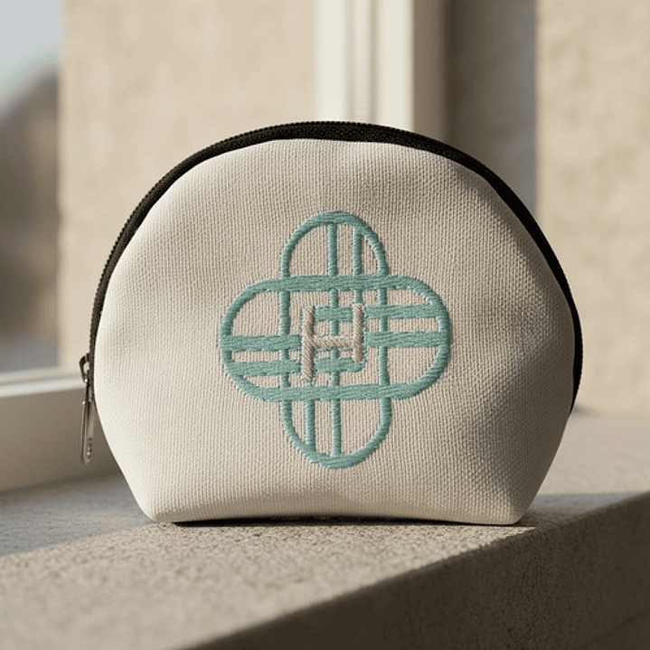 Monedero Bordado K-pop Cazadoras Logo Huntrix 3