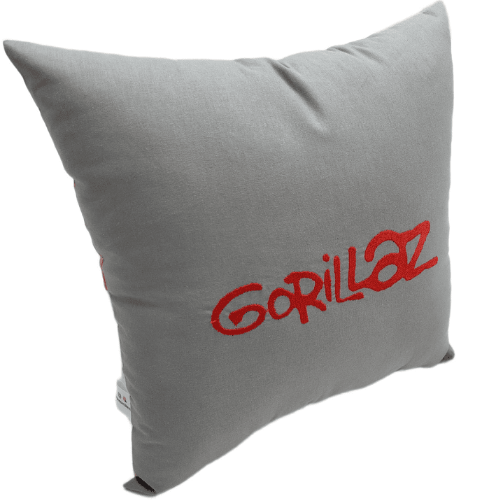 Cojín Gorillaz Bordado de Alta Densidad - 100% Algodón Orgánico 2