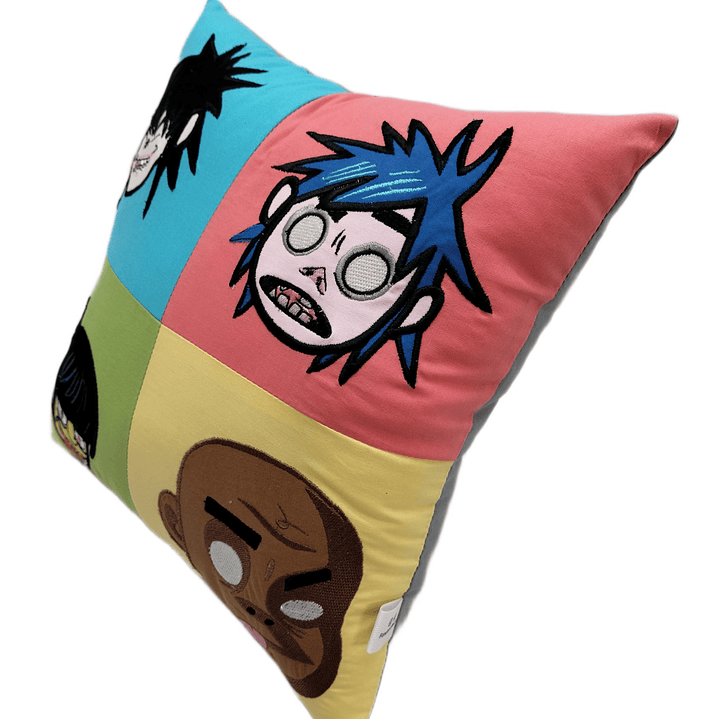 Cojín Gorillaz Bordado de Alta Densidad - 100% Algodón Orgánico 3