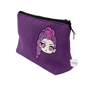 Estuche Cosmetiquero Bordado: K-pop Huntrix Rumi