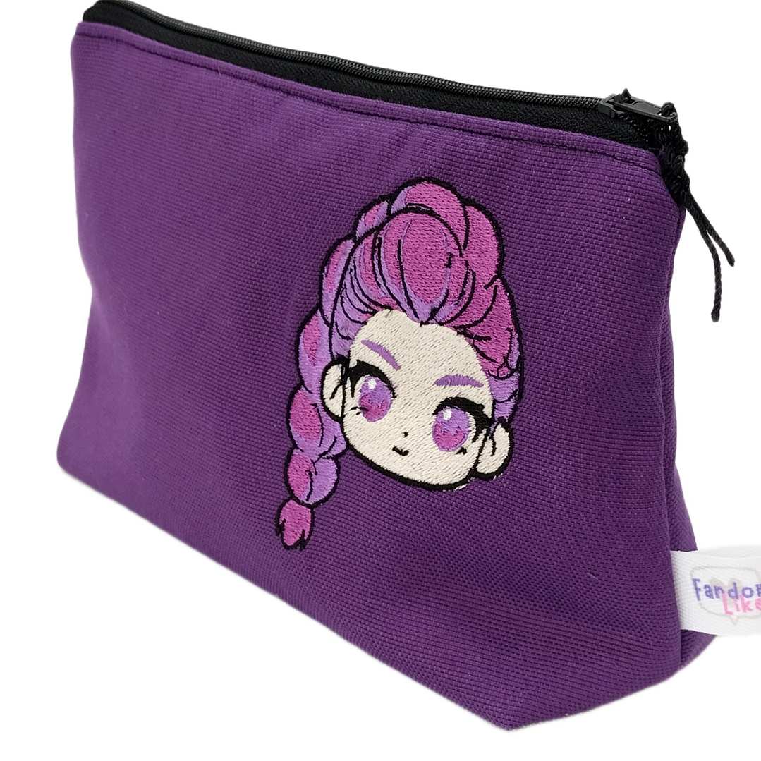 Estuche Cosmetiquero Bordado: K-pop Huntrix Rumi 1