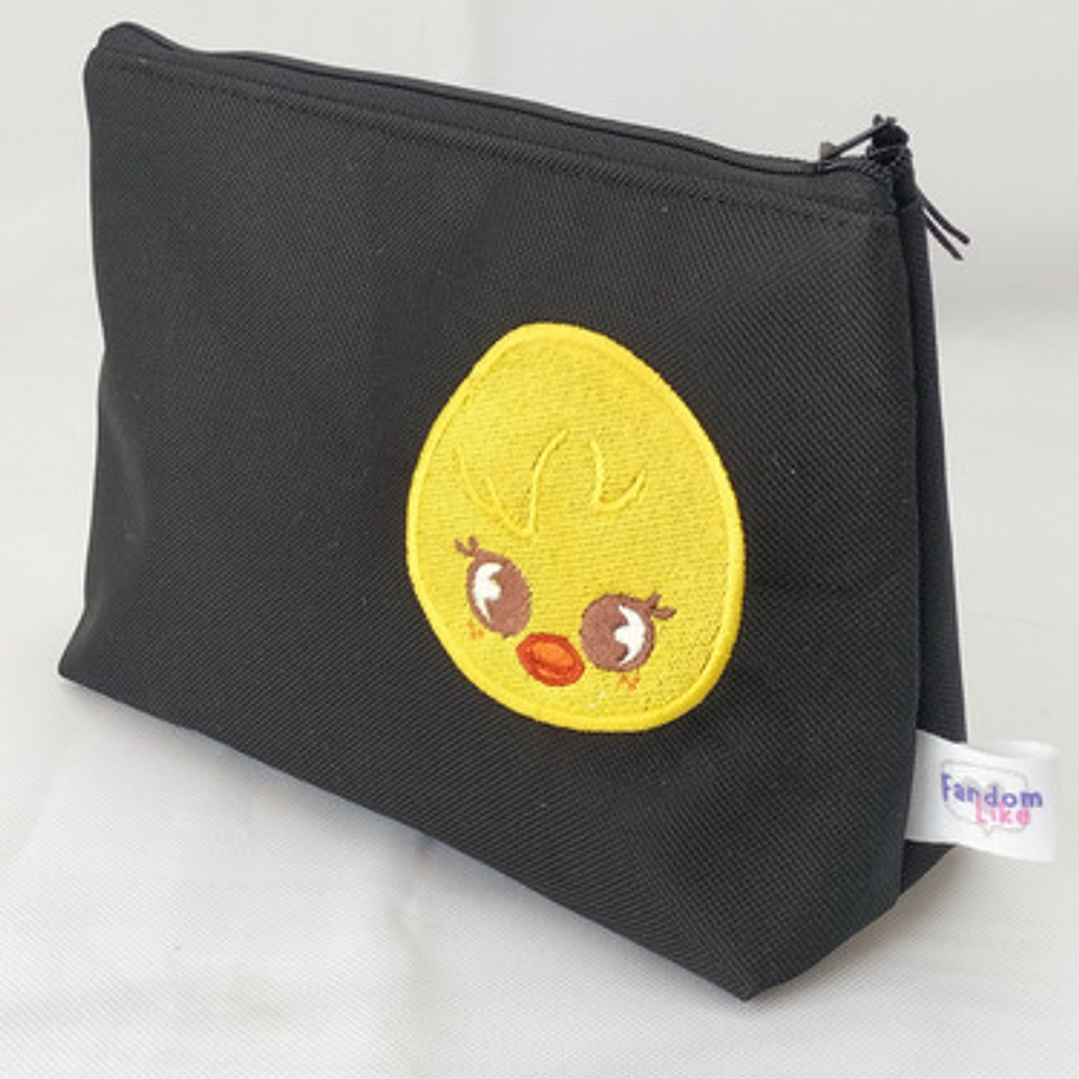 Estuche Bordado Skzoo - Bbokari Negro 1