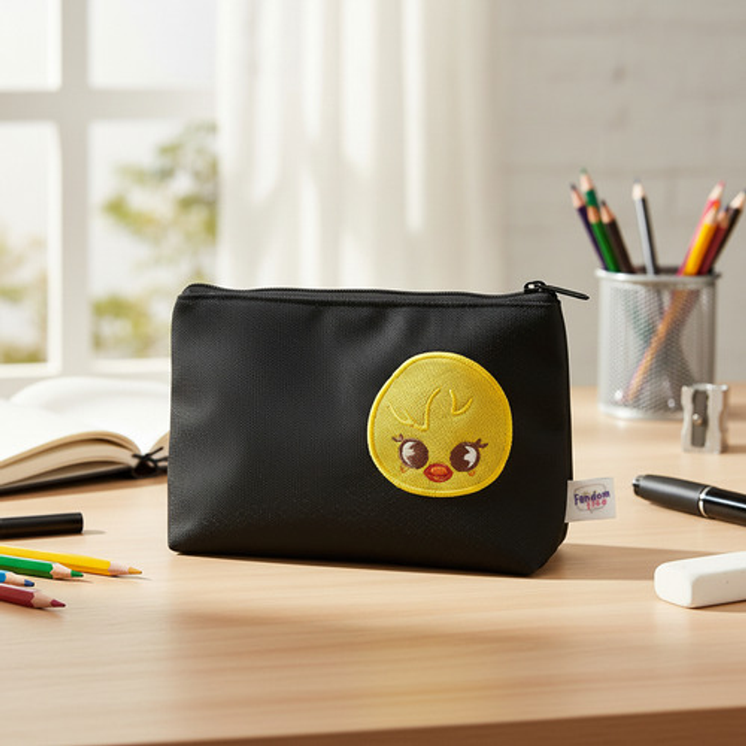 Estuche Bordado Skzoo - Bbokari Negro 2