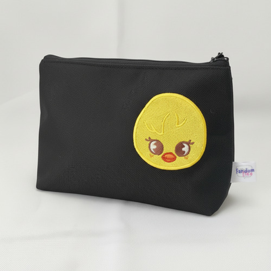 Estuche Bordado Skzoo - Bbokari Negro 7