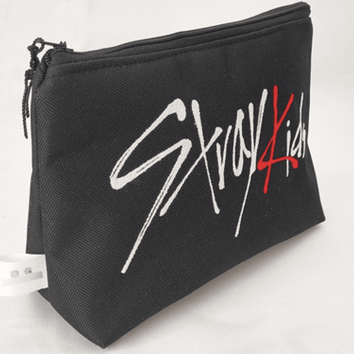 Estuche Bordado Skzoo - Wolfchan Negro Lona Bordada 3