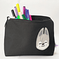 Estuche Bordado Skzoo - Wolfchan Negro Lona Bordada - Miniatura 5