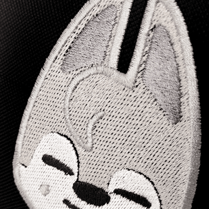 Estuche Bordado Skzoo - Wolfchan Negro Lona Bordada 6