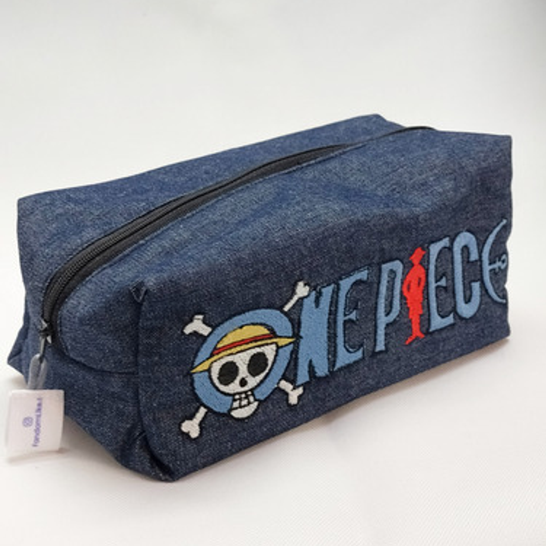 Estuche Bordado Fanart Capitán Sombrero De Paja Luffy Style 3