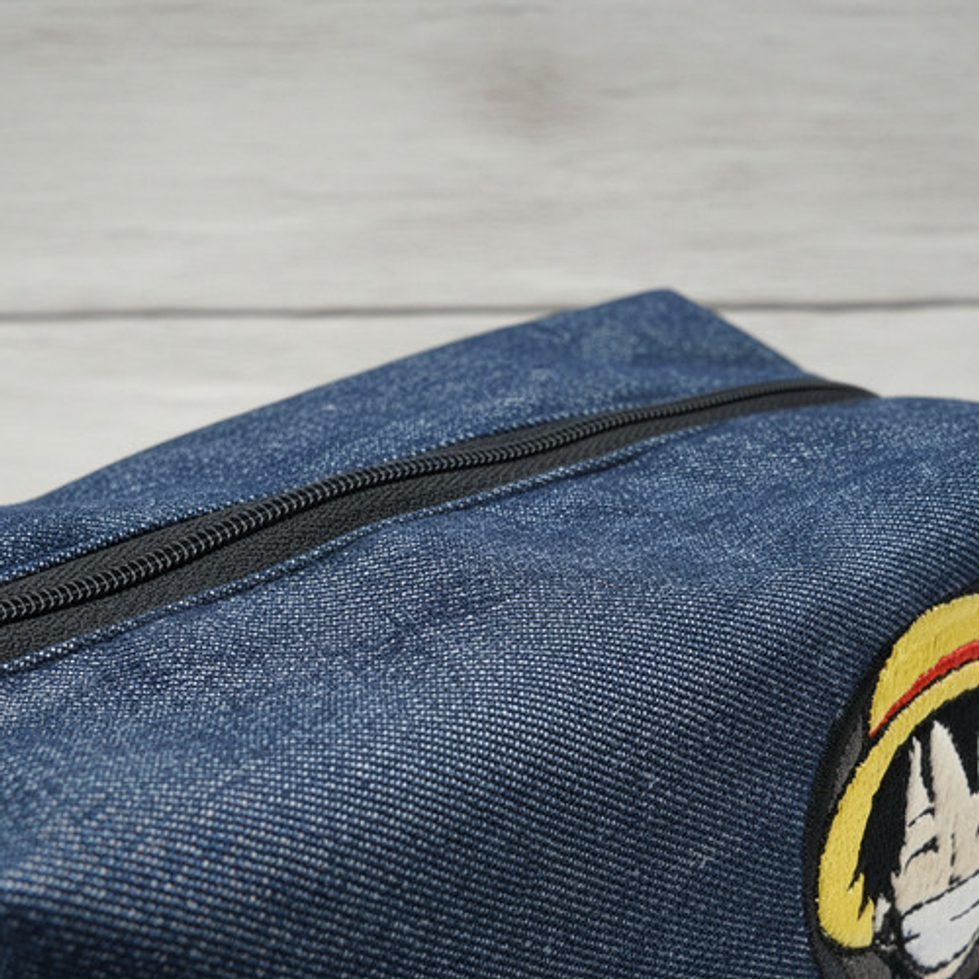 Estuche Bordado Fanart Capitán Sombrero De Paja Luffy Style 6