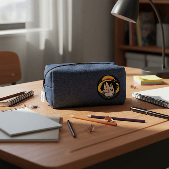 Estuche Bordado Fanart Capitán Sombrero De Paja Luffy Style 7