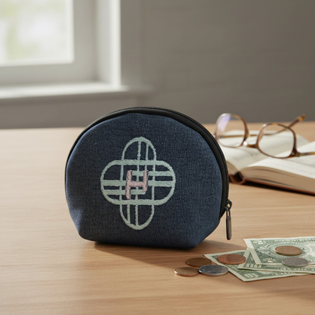 Monedero Bordado K-pop Cazadoras Logo Huntrix 1