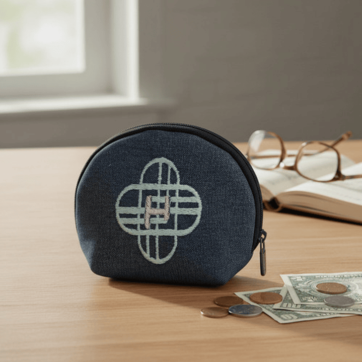 Monedero Bordado K-pop Cazadoras Logo Huntrix 1