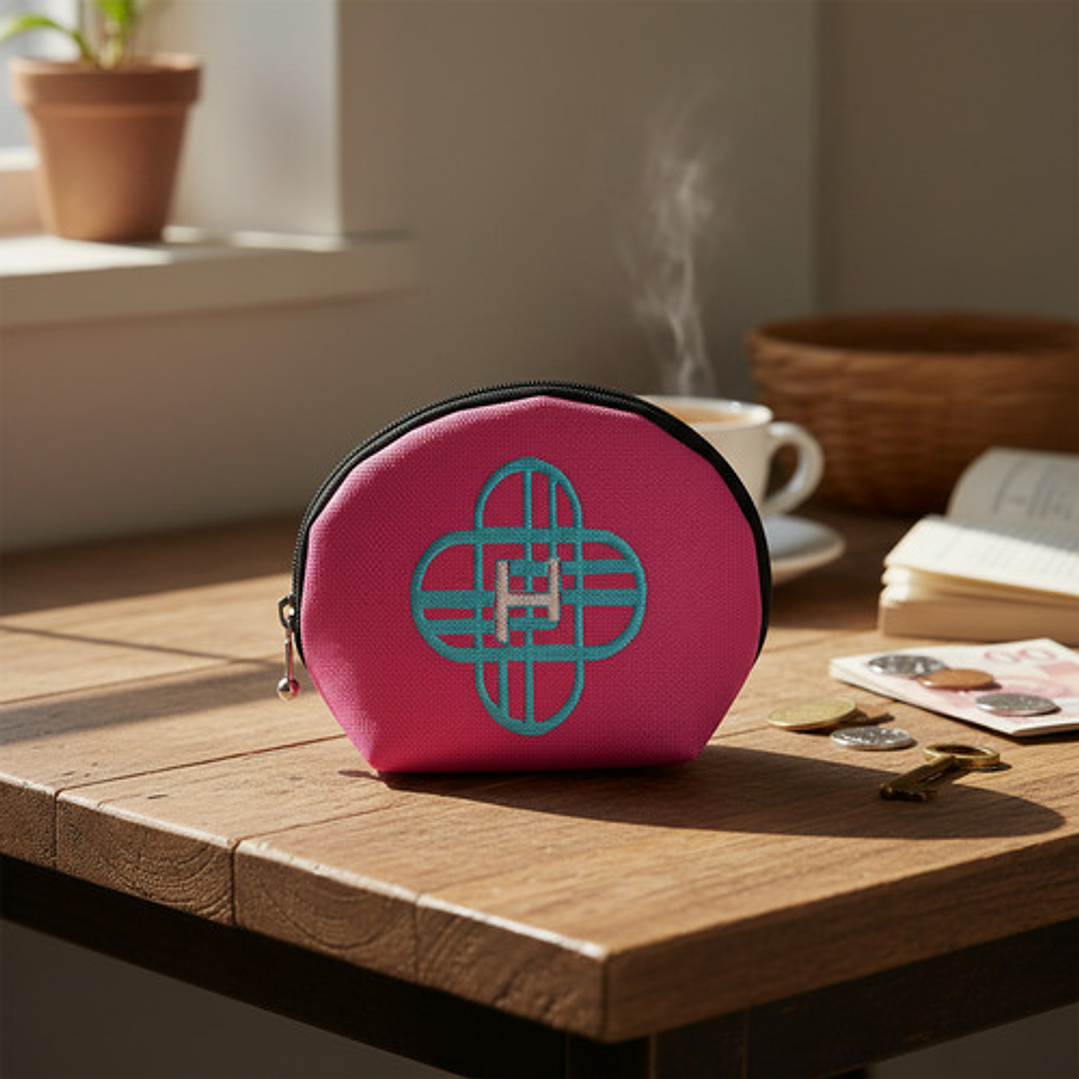 Monedero Bordado K-pop Cazadoras Logo Huntrix 1