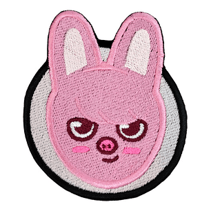 Parche Bordado Termoadhesivo Dwaekki (SKZoo Fan Art)