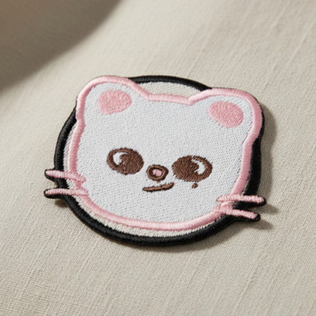 Parche Bordado SKZoo  Jiniret | Termoadhesivo K-Pop 3