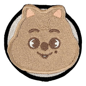 Parche Bordado SKZoo Han Quokka | Termoadhesivo K-Pop