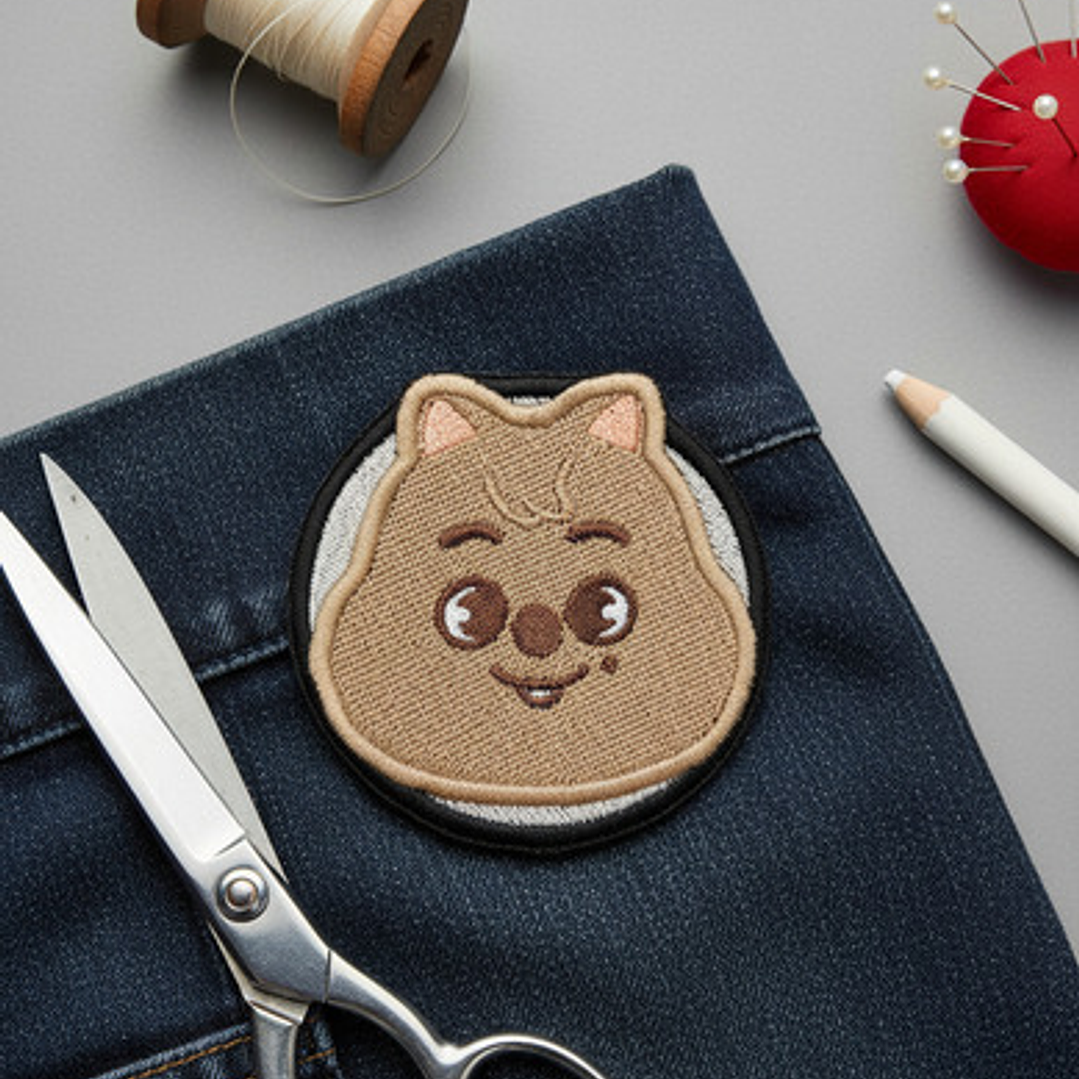 Parche Bordado SKZoo Han Quokka | Termoadhesivo K-Pop 3