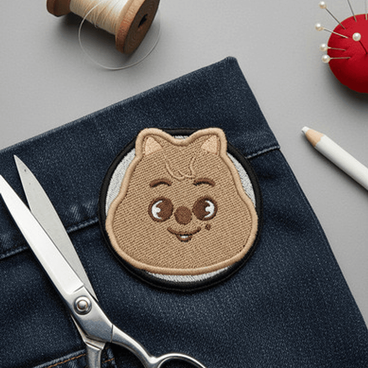 Parche Bordado SKZoo Han Quokka | Termoadhesivo K-Pop 3