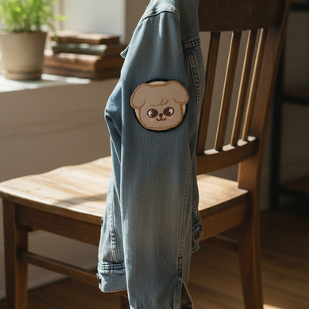 Parche Bordado Termoadhesivo PuppyM (SKZoo Fan Art) 2