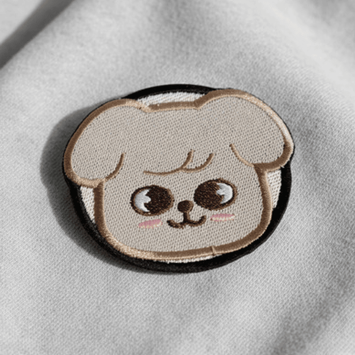 Parche Bordado Termoadhesivo PuppyM (SKZoo Fan Art) 3