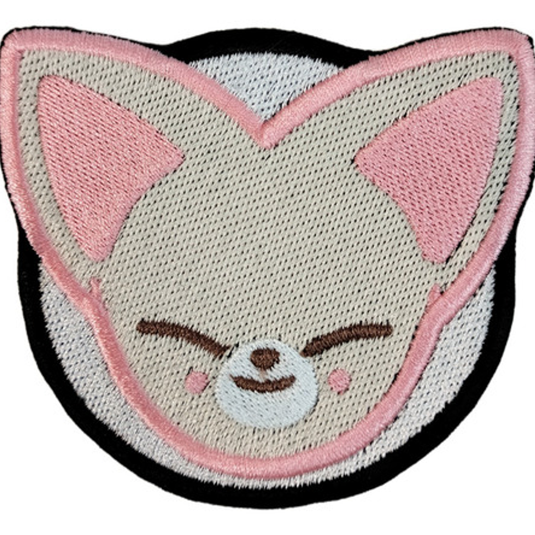 Parche Bordado Termoadhesivo FoxI.NY | SKZoo Fan Art 1
