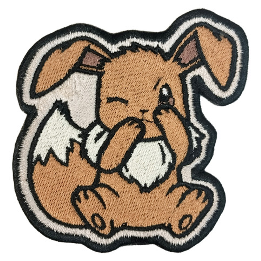 Parche Bordado Termoadhesivo Eevee (Evolución) (Pokémon Fan Art) 1