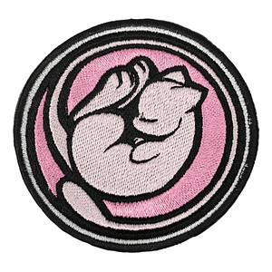 Parche Bordado Termoadhesivo Mew (Legendario Psíquico) (Pokémon Fan Art)