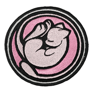 Parche Bordado Termoadhesivo Mew (Legendario Psíquico) (Pokémon Fan Art)