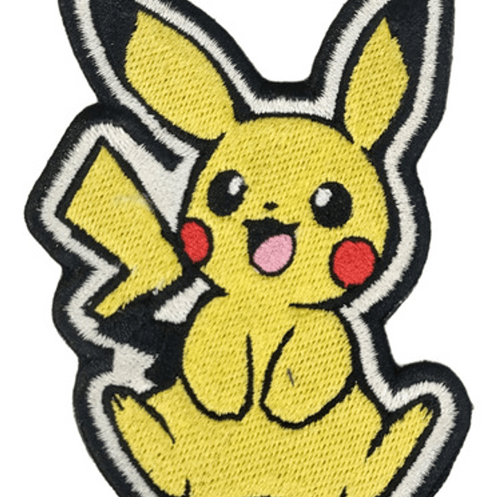 Parche Bordado Termoadhesivo Pikachu (El compañero fiel) (Pokémon Fan Art) 1