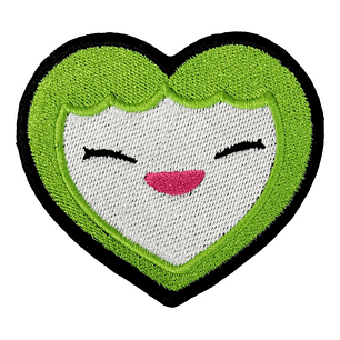 Parche Bordado Termoadhesivo Jeongvely Lovelys (Twice Fan Art)