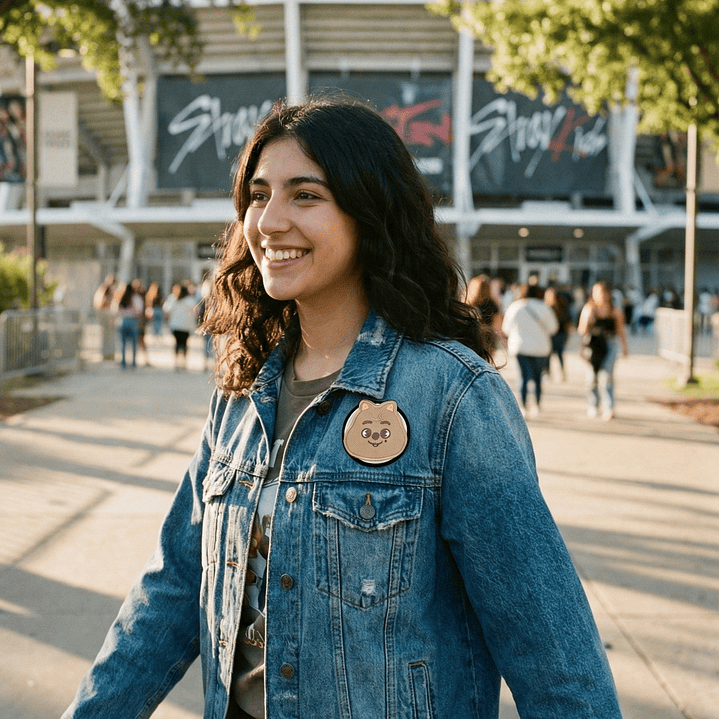 Parche Bordado SKZoo Han Quokka | Termoadhesivo K-Pop 2