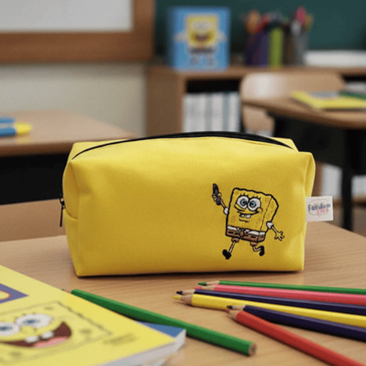 Estuche Bordado Bob Esponja 2