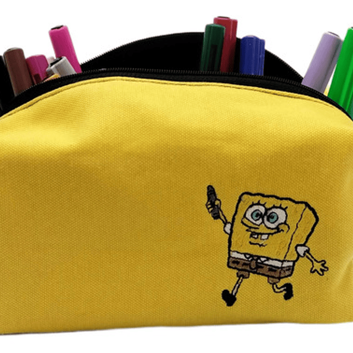 Estuche Bordado Bob Esponja 4