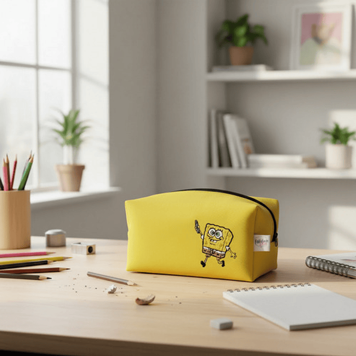 Estuche Bordado Bob Esponja 6