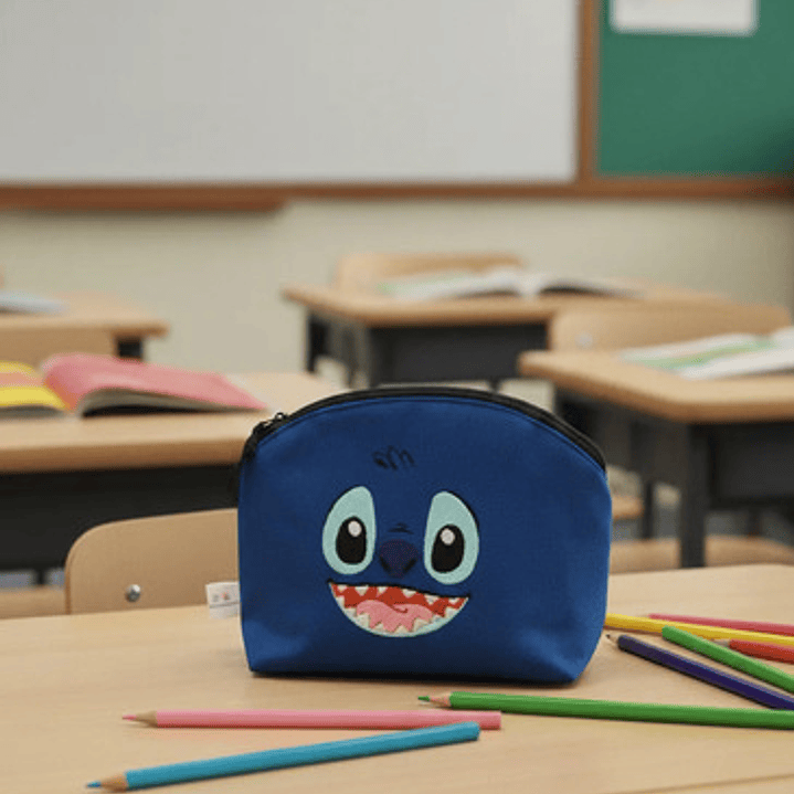 Estuche Bordado Stitch Ohana 3