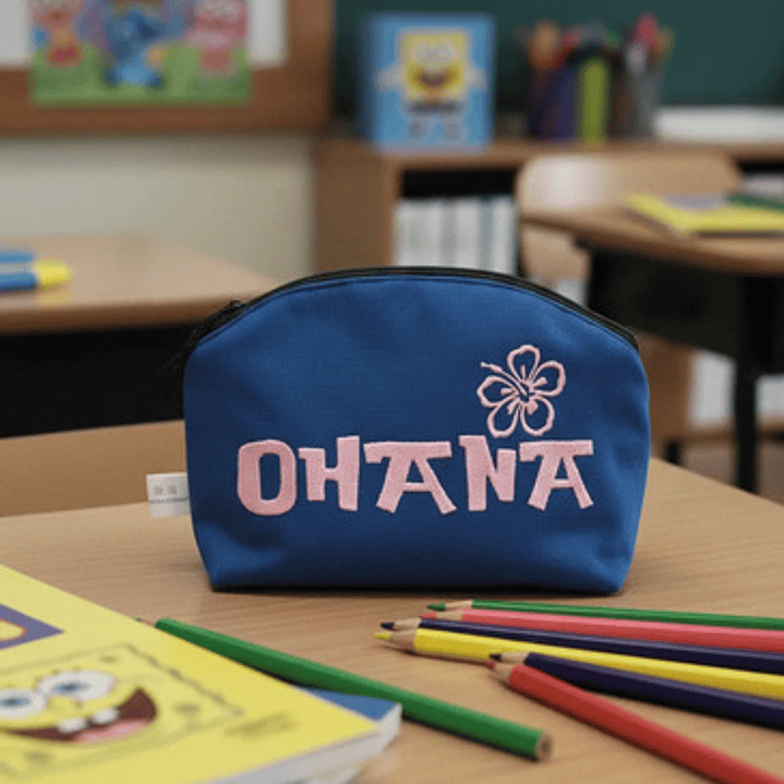 Estuche Bordado Stitch Ohana 5