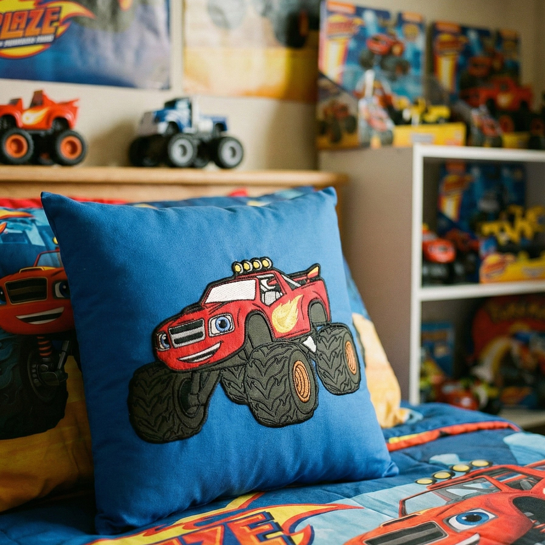 Cojín Bordado Blaze and the Monster Machines 4