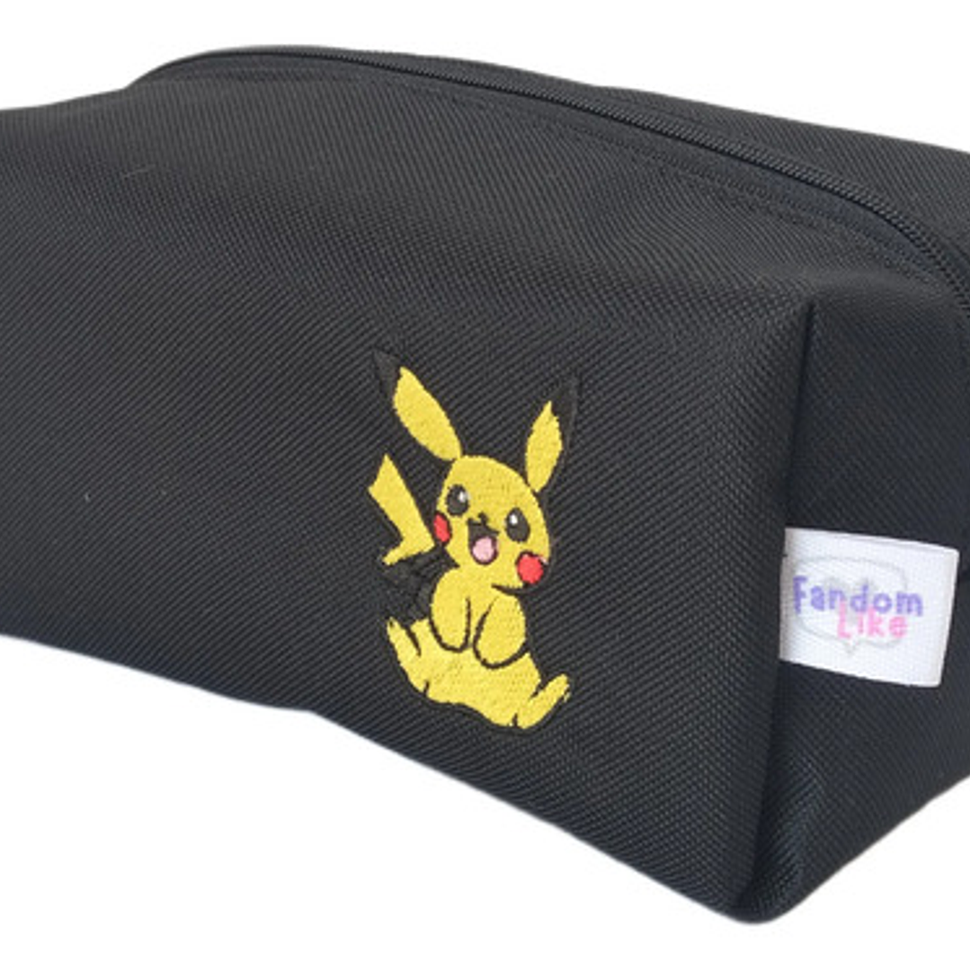 Estuche Lona Anti-fluidos Bordado Pikachu - Anime Gamer 3