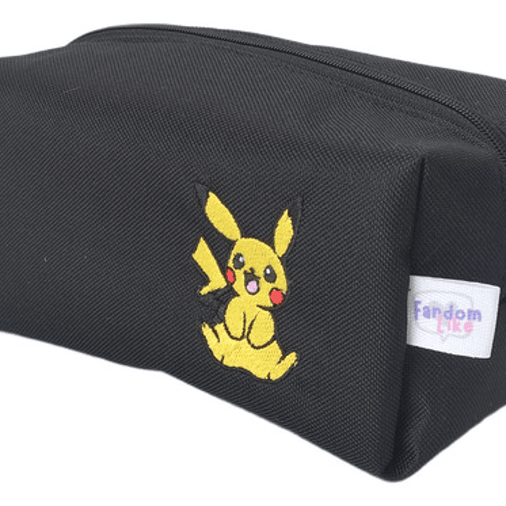 Estuche Lona Anti-fluidos Bordado Pikachu - Anime Gamer 3